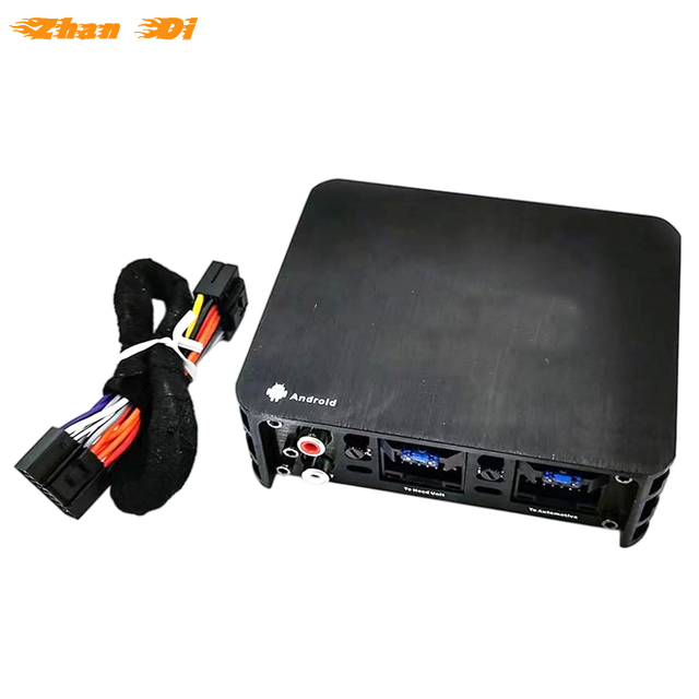 Car Android DSP Amplifier Zhandi DSP-D3 Professional EQ Adjustment Class AB 4-Channel 4x600W RMS Cast Aluminum Power Amplifier