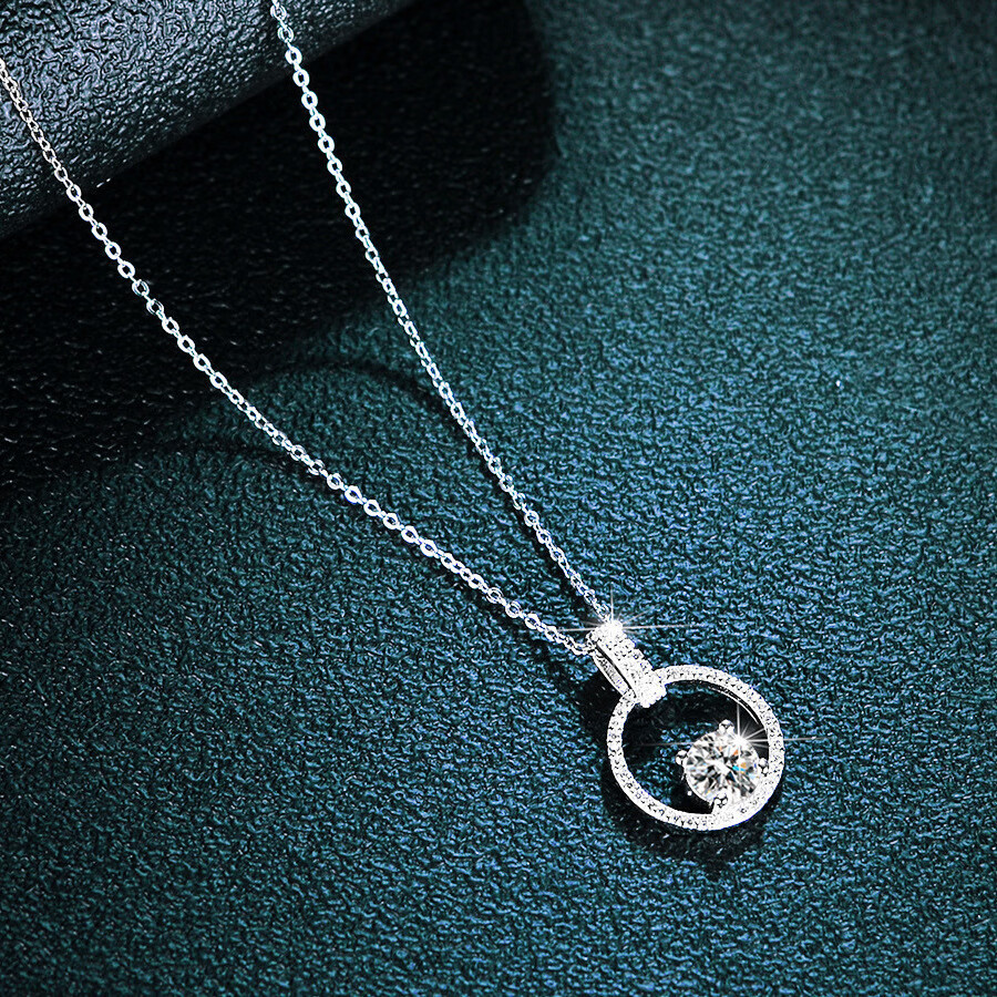 Moissanite necklace