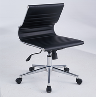 Chaise de bureau pivotante et pliable à dossier haut, ergonomique, réglable en hauteur, en cuir PU, style moderne et luxueux