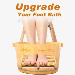 Vente en gros de rouleaux en bois personnalisés pour le massage des pieds, outils de massage en bois naturel, thérapie en bois, massage corporel en bois - Product Image 3