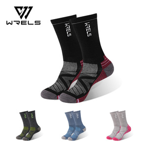 WRELS Wool Socks Shock Absorbing Merino Wool Socks Breathable Comfortable Warmer Socks Exercise Non-Slip Elastic <strong>Boots</strong> Socks - Product Image 1
