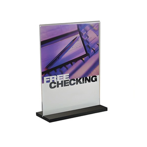 Soporte de exhibición de acrílico versátil popular, soporte de menú de doble cara, estético moderno resistente a los arañazos, letreros duraderos - Product Image 6