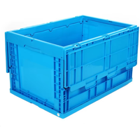 Caisses en plastique pliables, boîte pliable pour fruits et légumes, pour supermarché, camping, boîte de manutention pliable