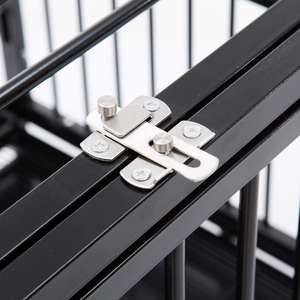 2024 yüksek kaliteli ev Metal katlanır yetiştiriciliği hareketli büyük köpek kafesi ağır köpek kafesi - Product Image 3