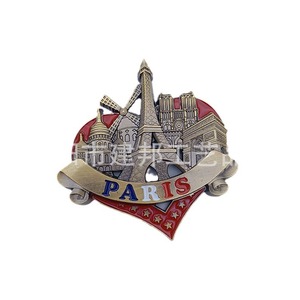 Metal Tourist Souvenirs <strong>PARIS</strong> <strong>Eiffel</strong> <strong>Tower</strong> Arc De Triomphe in <strong>Paris</strong>, France Strong Magnetic Zinc Alloy Refrigerator Stickers - Product Image 5