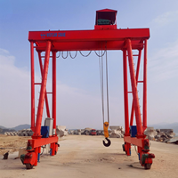 Grue portique à double poutre européenne, capacité de levage 1-100 tonnes, hauteur de levage 6m, 9m, 12m, grue portique à double poutre MH