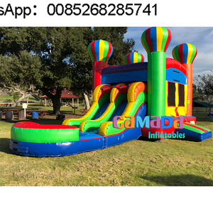 Château gonflable géant avec souffleur intégré, matériau PVC, garantie de 2 ans, parcours d'obstacles pour un jeu excitant - Product Image 3