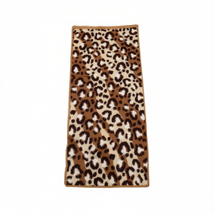 Sciarpa Lunga in Broccato con Stampa Leopardata 90x180cm, Accessorio di Moda per Donne - Product Image 1