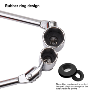 Indurire 16mm 21mm 360 gradi professionale T tipo universale <span class=keywords><strong>chiave</strong></span> <span class=keywords><strong>a</strong></span> bussola per candele per riparazione Auto - Product Image 3