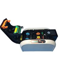 Printer Kartu ID Hiti CS220E, Mendukung Dye, Kartu PVC Transparan, USB, Printer Badge Desktop untuk Kartu Anggota Karyawan