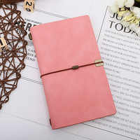 Carnet de notes Vintage de voyage, ordinateur portable de poche en cuir, couverture en cuir, pour Journal intime, 7x5