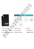 Rastreador GPS (Personal/Estudiantil) con Seguimiento en Tiempo Real, AGPS, LBS, Vigilancia por Voz, Geocerca, Visualización en PC, Batería Recargable, 4G