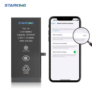 Batteria nera di lunga durata per <span class=keywords><strong>iPhone</strong></span> 6 6s 7 8 Plus X Xr <span class=keywords><strong>Xs</strong></span> 11 12 13 14 15 Pro Max-per negozio di riparazione di telefoni cellulari - Product Image 2