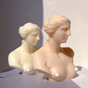 Griechische Aphrodite Göttin Statue Silikon formen Schönheits skulptur Griechische Kunst Wachs Werkzeug Venus de Milo Büste Kerzen form - Product Image 1