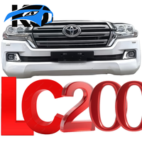Pare-chocs d'origine, phare LED d'origine, ventilateur de condenseur de radiateur, coupe-nez d'origine pour Toyota Land Cruiser LC200 2016 à 2019