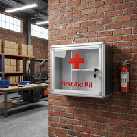 Boîte de présentation médicale pour pharmacie en alliage d'aluminium avec design portable et fermeture à clé pour un contrôle rapide des stocks, usage hospitalier