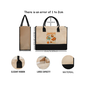 Bolsa de Playa de Lona Personalizada Grande con Diseño 'Music Fan In My Showgirl Era', Regalo Monogramado - Product Image 2