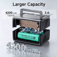 OEM ODM 18650 Lithium-Akkupack 3,4V 4200mAh Wiederaufladbarer Li-Ionen-Akku für LED-Beleuchtungsgeräte Lange Laufzeit