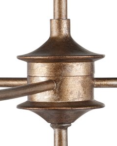 Nottaway Grande Đồng đèn chùm Currey và công ty nottaway 18 ánh sáng 60 "rộng rèn sắt nến phong cách đèn chùm - Product Image 4