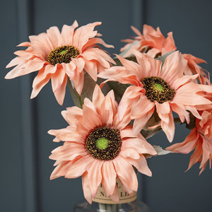 CallaFloral Girasoles Artificiales de una Sola Rama, Flores Decorativas Realistas para el Hogar, Decoración Navideña - Product Image 2