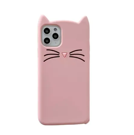 3D Cartoon Silicone Phone Case For iPhone 8 8 Plus 6 6S 5S SE X XS Max Cat Soft Phone Case Cover Coque Fundas