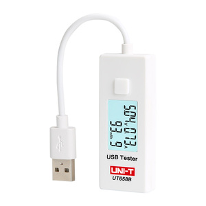เครื่องทดสอบ USB รุ่น Uni-t Ut658b ของแท้ ใช้สำหรับตรวจสอบเครื่องชาร์จและแหล่งจ่ายไฟแบบพกพาของผลิตภัณฑ์อิเล็กทรอนิกส์ - Product Image 3