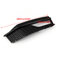 Paire de grilles de protection pour phares antibrouillard pour Audi A4 S-line S4 2013-2015