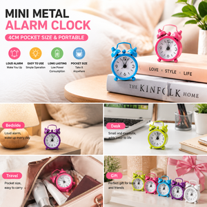 Mini réveil en métal de 40 mm pour <span class=keywords><strong>enfants</strong></span>, idéal comme cadeau - Product Image 4