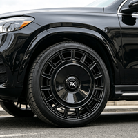 Jantes forgées Bku 5x120 pour Rolls Royce Cullinan Phantom Ghost Wraith Spectre 20 21 22 pouces, jantes monobloc de luxe noires brillantes