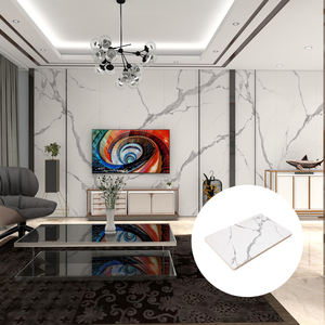 Fabricant de panneaux de roche en carbone Panneau de marbre à grain de pierre brillant Panneau mural à lattes Plaque de roche en carbone Murs Grande <span class=keywords><strong>dalle</strong></span> - Product Image 4