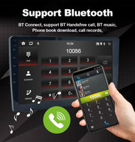 Estéreo para Auto Android de 9 Pulgadas con Wifi, 4G, Carplay, Radio Universal, Navegación GPS, Pantalla Táctil, Reproductor Multimedia con Perilla