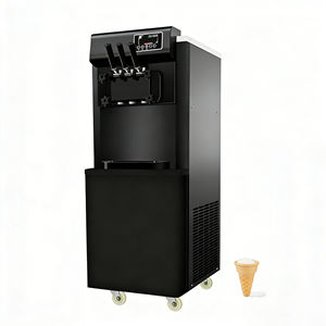 Nueva Máquina de Helado Suave para Uso Comercial en Carritos y Tiendas de Helados, Máquina de Helado Vertical de Tres Asas - Product Image 1