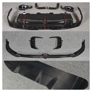Diffuseur de lèvres avant de style Rspider en fibre de carbone 100% <span class=keywords><strong>s</strong></span>èche - pour <span class=keywords><strong>Audi</strong></span> <span class=keywords><strong>Q7</strong></span> <span class=keywords><strong>S</strong></span>-<span class=keywords><strong>LINE</strong></span>/SQ7 2025-présent, protection de spoiler - Product Image 4