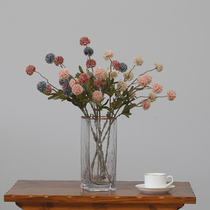 Fragrant Village Warm Trees Bouquet di Fiori Artificiali <span class=keywords><strong>in</strong></span> Seta Stile Autunnale Vintage, Dente di Leone a 5 Teste e Crisantemo, per Matrimonio - Product Image 2