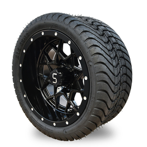 SRGCTW-210 <b>Golf</b> Cart 215/35-12 4 Ply Tire and 12 Inch Wheel Assembly - Product Image 5
