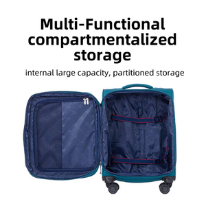 Ensemble de bagages à roulettes 3 pièces légers et résistants aux chutes, design simple et personnalisé, 20/24/28 pouces - Product Image 3