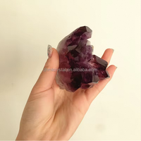 Venta al por mayor Uruguay piedra amatista geoda cristal cuarzo racimo decoración del hogar bloque de amatista
