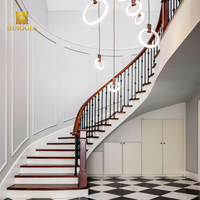 Main courante d'escalier intérieure en forme de double jointure pour système d'escalier