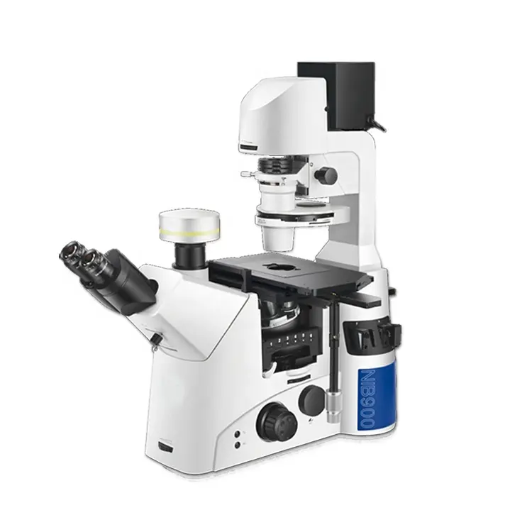生命科学研究と病気の診断のための位相差とDICを備えたAPO目的倒立蛍光顕微鏡