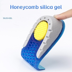 Semelles VeloxSoles VS30 en silicone nid d'abeille pour augmenter la taille - Coussinets de talon invisibles en gel, réduction de la pression, absorption des chocs - Product Image 3