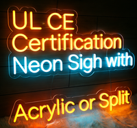Enseigne commerciale au néon personnalisée de qualité supérieure, enseigne commerciale au néon, enseigne en acrylique LED personnalisée