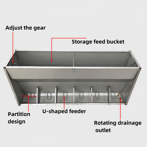 Thiết bị nuôi lợn lợn trung chuyển heo con thép không gỉ đơn đôi bên tự động lợn trung chuyển - Product Image 3