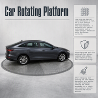 Plateforme rotative personnalisée pour voitures, système de stationnement rotatif, équipement de stationnement pour véhicules dans les garages étroits