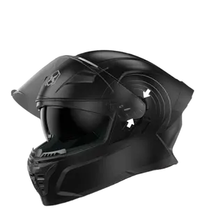 Nuevo Casco de motocicleta doble Off Road Bike Motocicleta Casco Motocross Protector Safe Crash Casco