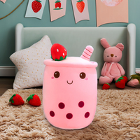Vente chaude Boba lait tasse à thé jouets en peluche jouets en peluche pour enfants cadeau d'anniversaire pour les enfants