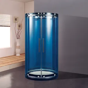 KT8104 Competitive Price Round Bathroom Sliding Glass Door/shower Room/Shower Cabin
