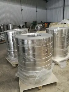 Bobina de aluminio para construcción de techo, tira de aluminio de corte terminado o colorido, supercalidad, venta al por mayor, nueva