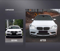 Body Kit F10 M Tech MT Style untuk BMW Seri 5 520i 525i 530i 535i F10 F18 Bumper Depan Belakang Side Skirt Bodykit M Sports