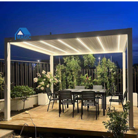 Pergola Bioclimatique Moderne en Aluminium pour Extérieur Magic Outdoor 3x3m 3x4m 3x5m 4x4m 5x3m 6x4m