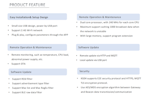 UART Programmer <strong>Wireless</strong> Wifi Ble Ibeacon USB Gateway IoT Gateway Positioning Beacon Gateway Device - Product Image 4